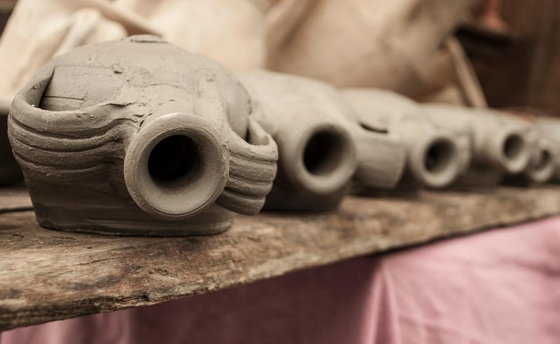Handmade pots
